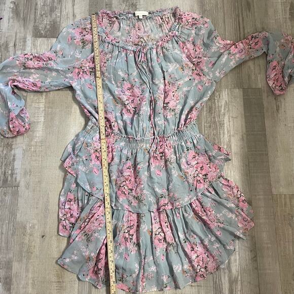 LoveShackFancy Popover Floral Mini Dress - Picture 6 of 16